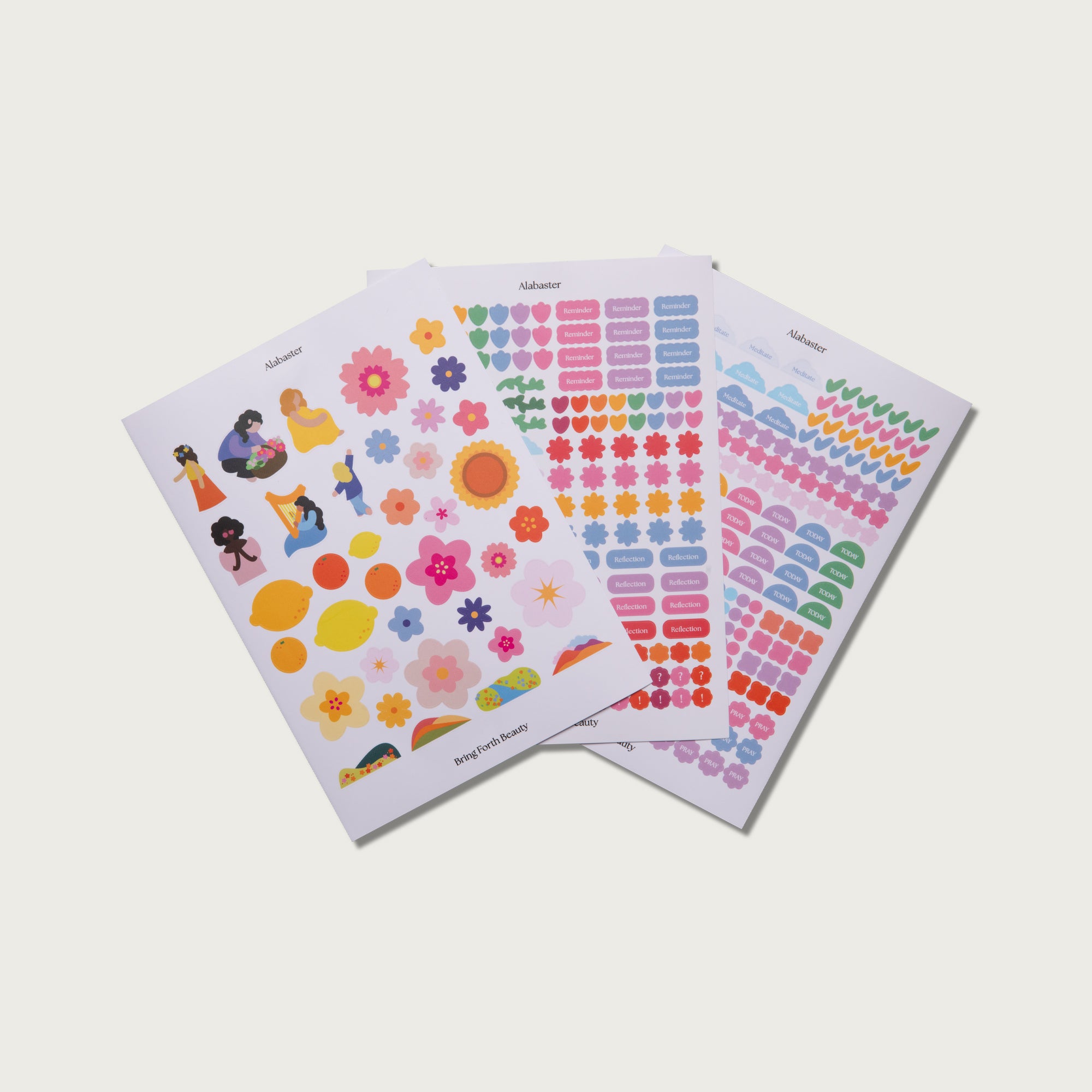 A Beautiful Year Sticker Sheet