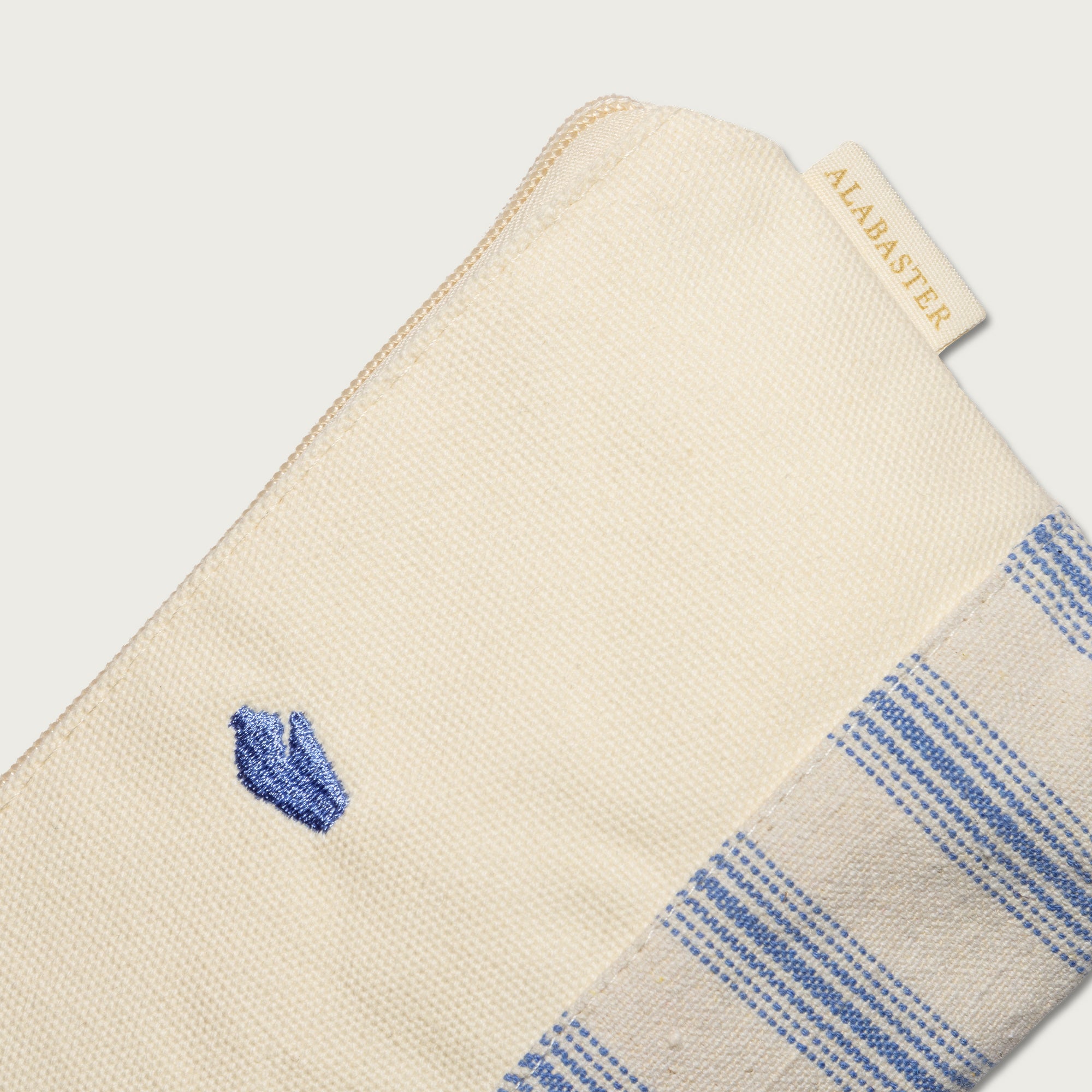 Striped Travel Pouch