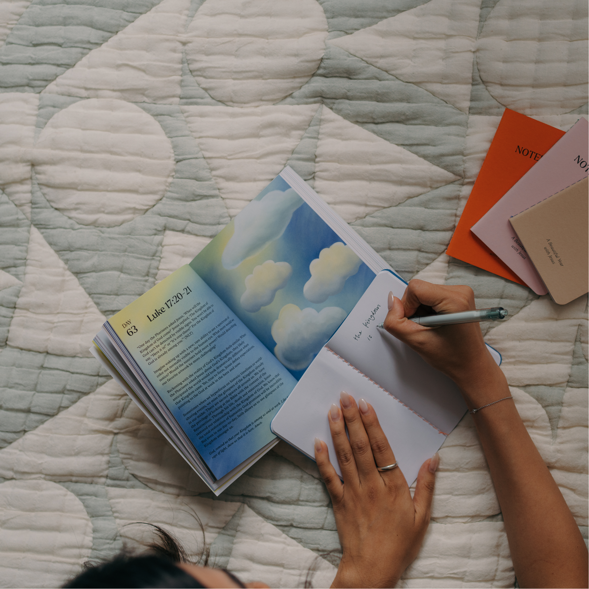 A Beautiful Year with Jesus Mini Journal Set of 4