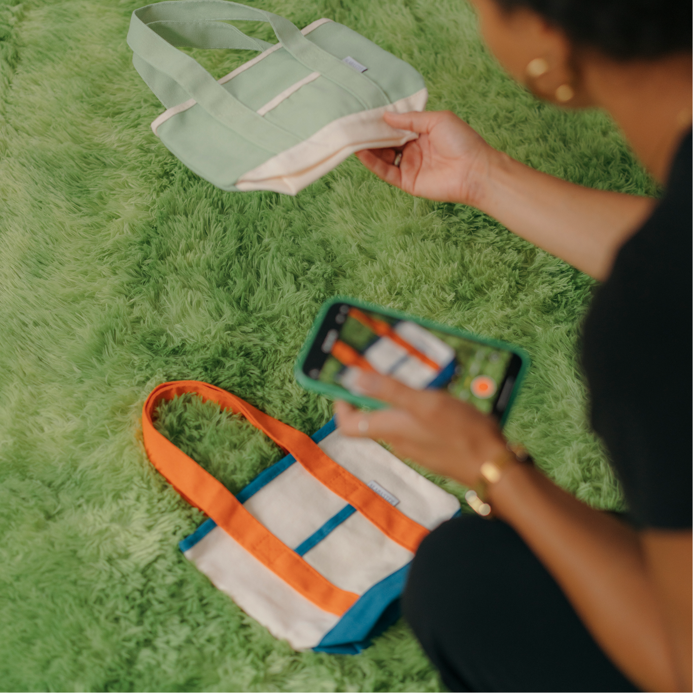 A Beautiful Year with Jesus Mini Canvas Tote Bag